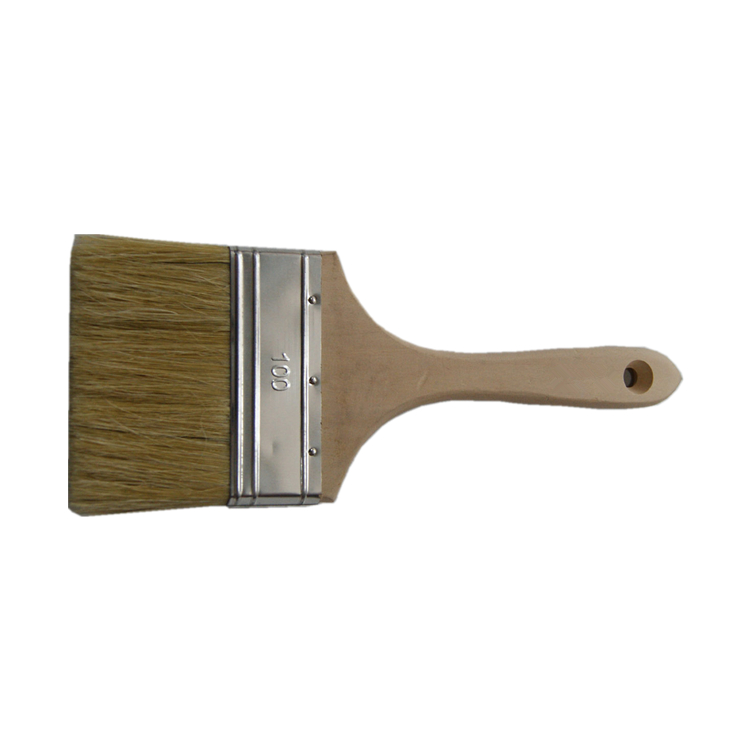 70mm Maple Handle Paint Brush Cọ PET Bristle Hỗn hợp Sợi sắt không gỉ Sắt thiếc Ferrule