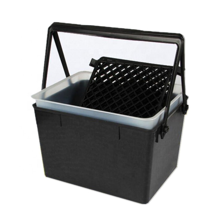 Injection Dual Roll-Off Thùng nhựa Sơn Scuttle Công cụ sơn Tray có tay cầm